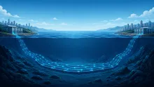 Подводные оптоволоконные кабели соединяют континенты и образуют физическую основу мирового интернета